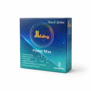Prezervative Power Max, 3 buc, Diblong