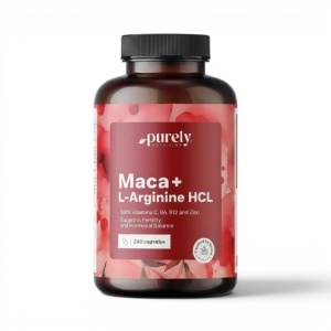 Purely Nutrition, Maca + L-Arginine HCL, 240 capsule