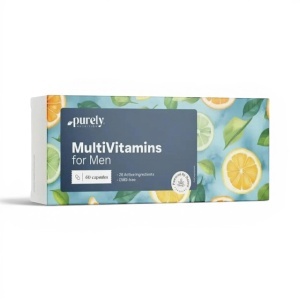 Purely Nutrition, MultiVitamins for Men - complex de vitamine și minerale pentru bărbați, 60 capsule