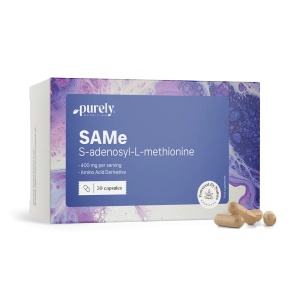 Purely Nutrition SAMe 400 mg, susține vitalitatea și echilibrul organismului în perioade solicitante, 30 capsule - Img 2