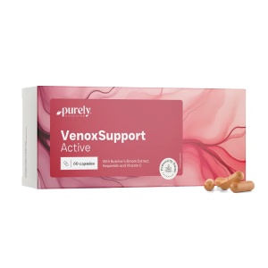 Purely Nutrition, VenoxSupport - supliment alimentar destinat susținerii confortului picioarelor, 60 capsule - Img 2