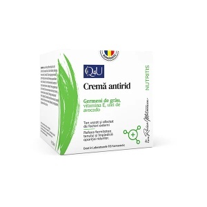Q4U Cremă antirid cu Germeni de grâu, 50 ml, Tis Farmaceutic