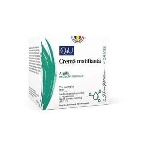 Q4U Cremă matifiantă, 50 ml, Tis Farmaceutic