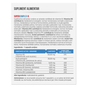 Super Complex B, 30 capsule, Parapharm - Img 2