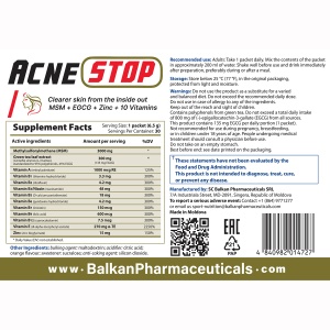 Acne Stop, 30 plicuri, Balkan Pharmaceuticals - Img 2