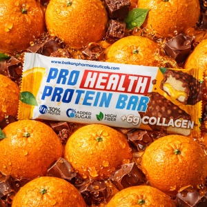Baton Proteic, Orange Crunch, 50 g, Balkan Pharmaceuticals - Img 4