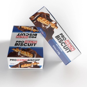 Biscuite proteic cu 20% proteină, pentru completarea aportului de proteine și fibre, 40 g, Balkan Pharmaceuticals - Img 2