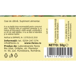 Ceai Cătină fructe, 50 g, Fares - Img 5