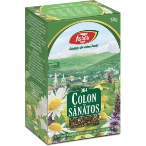 Ceai Colon Sănătos, D64, 50 g, Fares - Img 1