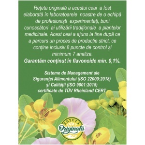 Ceai curățarea colonului D83, 20 plicuri, Fares - Img 3