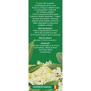 Ceai flori de Soc R42, 50 g, Fares - Img 3