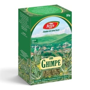 Ceai Ghimpe iarbă U86, susține sănătatea prostatei, contribuie la confortul urinar și la menținerea unei urinări normale, 50 g, Fares