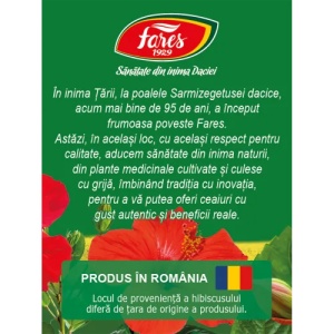 Ceai Hibiscus, U102, 20 plicuri, Fares - Img 3