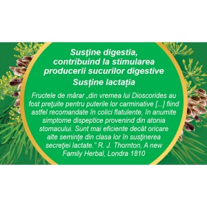 Ceai Mărar fructe D 144, 50 g, Fares - Img 4