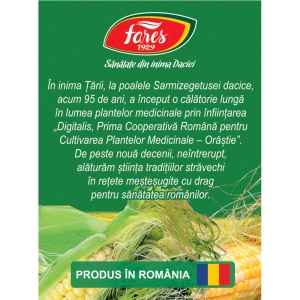 Ceai mătase de porumb U 80, 20 plicuri, Fares - Img 3