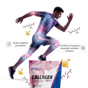 Collagen + Vit. C, 300g, 30 porții, Balkan Pharmaceuticals - Img 3