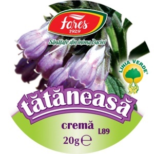 Cremă de Tătăneasă, L89, 20 g, Fares - Img 3