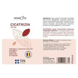 DermoTis Cicatrizin spray, 100 ml, Tis Farmaceutic - Img 2