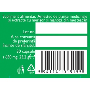 Diurosept cu D-Manoză, 30 capsule, Fares - Img 5