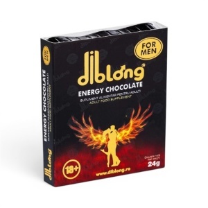 Energy Chocolate For Men, 6 x 24 g, DIBLONG - Img 3