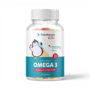 FutuNatura Kids, Omega 3 - jeleuri pentru copii, 60 jeleuri