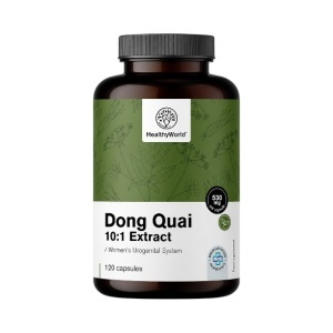 HealthyWorld, Dong Quai - angelică chinezească, supliment alimentar destinat susținerii confortului feminin, 120 capsule