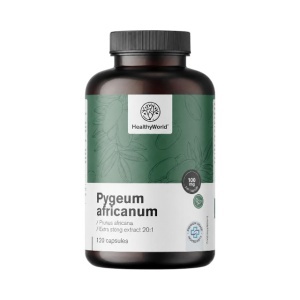 HealthyWorld, Pygeum Africanum - extract de prune africane, 120 capsule