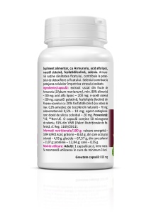 LiverHelp Forte 700 mg, cu armurariu, N-acetil-cisteină și acid alfa-lipoic, susține sănătatea ficatului și detoxifierea naturală, 30 capsule, Zenyth - Img 2