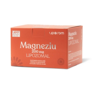 Magneziu lipozomal, 200mg, 30 plicuri, Liporom