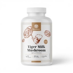 MycoWay, Tiger Milk Mushroom - extract din ciupercă Lignosus rhinocerus, 90 capsule