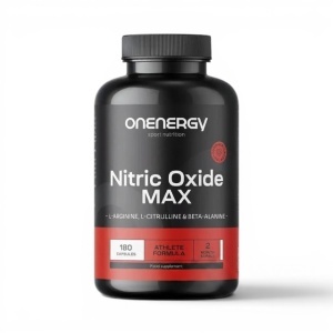 OnEnergy, Nitric Oxide Max - complex cu arginină, citrulină și beta-alanină, 180 capsule