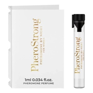 PheroStrong By Night For Women, mostră parfum cu feromoni pentru femei, cu note de pere, piper roz și iasomie, 1 ml, Medica-Group