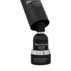 PheroStrong Elixir, parfum cu feromoni pentru bărbați, cu note de lemn de santal, ylang-ylang și trandafir bulgar, 50 ml, Medica-Group - Img 3