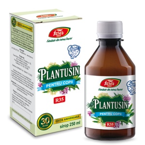 Plantusin pentru copii, sirop cu fructoză, R35, 250 ml, Fares