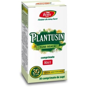 Plantusin Tuse Seacă R61, 30 comprimate de supt, Fares