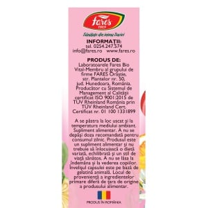 Silueta Perfectă M125, capsule care susțin controlul greutății și metabolismul grăsimilor și ajută la reducerea senzației de foame, 60 capsule, Fares - Img 4