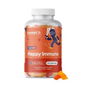 Sweet Nutribites, Happy Immuno - jeleuri pentru copii, 90 jeleuri