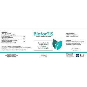 BioforTIS Sirop, 150 ml, Tis Farmaceutic - Img 2