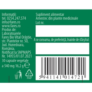 Biomicin Urinar Mami și Bebe, A29, 30 capsule, Fares - Img 4