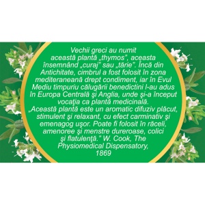 Ceai Cimbru iarbă, R43, 50 g, Fares - Img 4