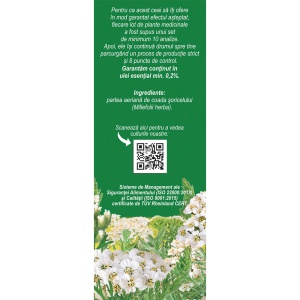 Ceai Coada Șoricelului iarbă D115, susține digestia și contribuie la menținerea confortului gastric, 50 g, Fares - Img 3
