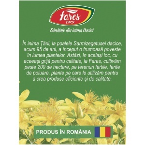 Ceai de Sunătoare N 164, 20 plicuri, Fares - Img 3