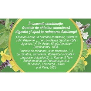 Ceai Digestiv D65, contribuie la reducerea balonării și disconfortului abdominal, susține digestia, 50 g, Fares - Img 4