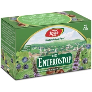 Ceai Enterostop, D105, 20 plicuri, Fares