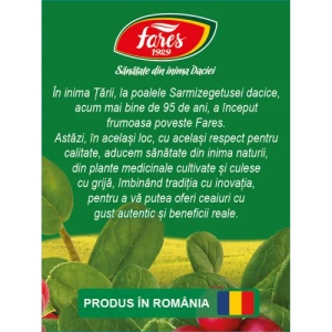 Ceai Merișor, Frunze, U75, 20 plicuri, Fares - Img 4