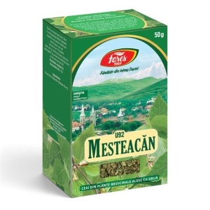 Ceai Mesteacăn frunze U92, contribuie la eliminarea apei din organism, susține sănătatea tractului urinar și confortul articular, 50 g, Fares