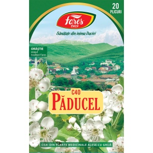 Ceai Păducel frunze și flori C40, 20 plicuri, Fares - Img 2