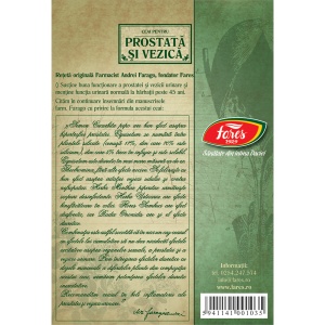 Ceai Prostata și Vezica, G75, 50 g, Fares - Img 2