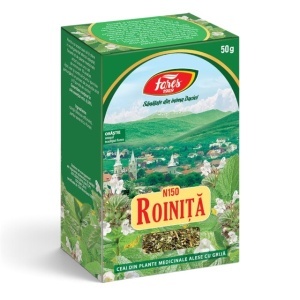 Ceai Roiniță iarbă N150, ajută la reducerea tensiunii nervoase și iritabilității, susține calmul și relaxarea, 50 g, Fares