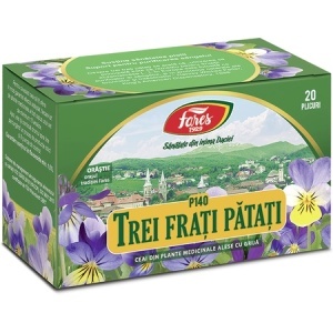 Ceai Trei Frați Pătați P140, 20 plicuri, Fares